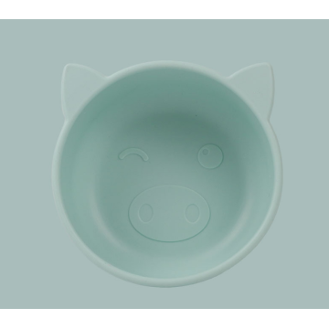 Custom Pig Silicon Bowl Toddler Training Bowls