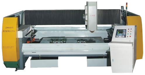 CNC glass working center from eword machine