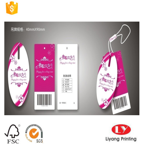 Custom Garment Paper Hang Tag Printing