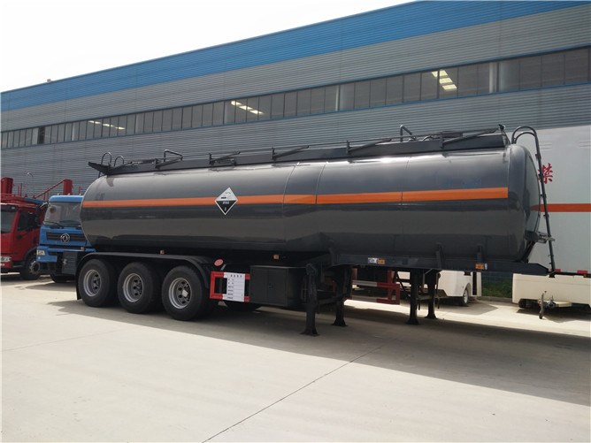 8000 Galoni 3 Axles HCl Trailers Usafirishaji