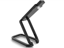 LED folding book light with clip