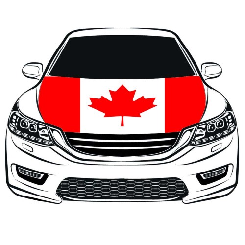 La bandiera del cofano dell&#39;auto della bandiera del Canada della Coppa del mondo Bandiera del cofano dell&#39;auto del Canada di 100 * 150 cm
