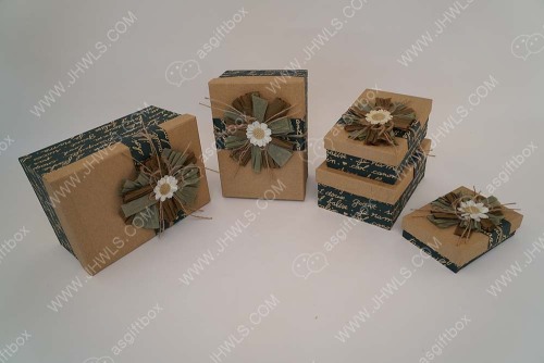 Fashion hand made paper hat gift box sets