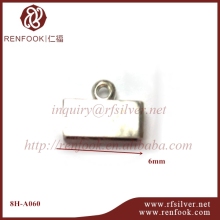 magnetic bracelet sterling silver leather cord end caps clasp