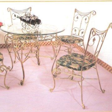 Metal chair frames table bed iron furniture