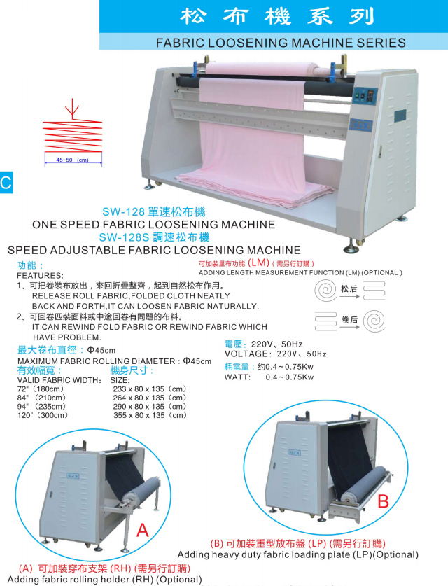 Cloth Loosening Machine Automatic Single Speed /speed Adjustable Fabric Garment Factory Motor New Product 2020