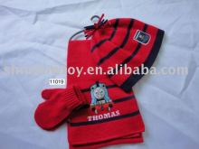 Knitted hat Scarf & Hat Gloves Sets
