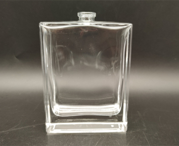 100ml clear square glass perfume bottle