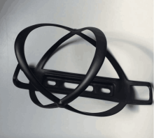 Carbon fiber bicycle bottle cage