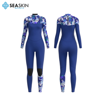 Seaskin Women 3mm Custom Print Neoprene Full Suits