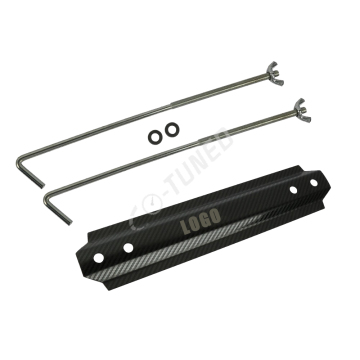 Universal Carbon Fiber Look Aluminum Battery Mount Bracket