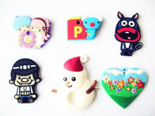 3d Soft Pvc Eco-friendly New Irregularly Shaped Cool Fridge Magnets