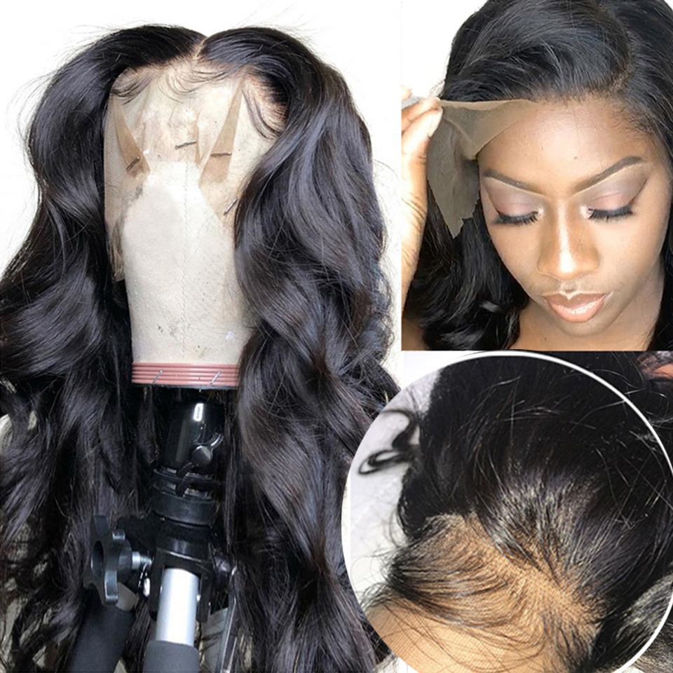Body Wave 13x4 Lace Front Human Hair Wigs Brazilian Extension Remy Hair Lace Frontal WigsFor Black Women