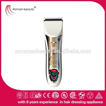 LCD hair clipper turbo hair clipper 2015 rechargeable hair clipper