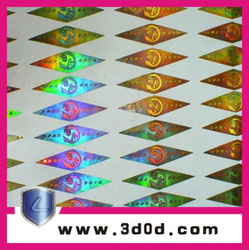 custom angle change hologram stickers,anti-counterfeiting round holograms,hologram film stickers