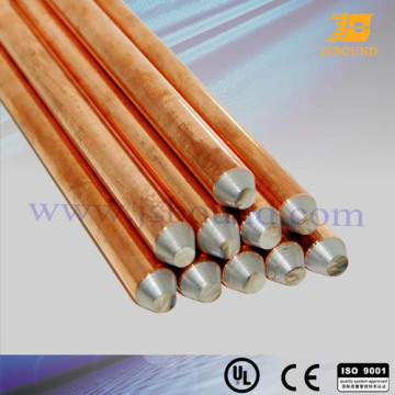 Copper bonded Steel Grounding Rods