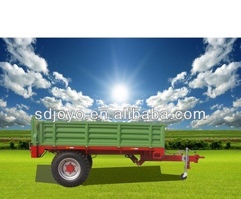 European style 2t single axle farm truck trailer, 2014 hot sale model supply by joyo