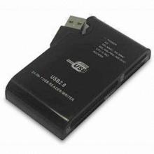 All-in-one Card Reader with 5V DC Power Supply and CF/MD, SD/MMC/SDHC/RS MMC Supports Memory Cards
