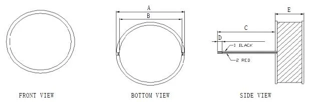 Factory Price Through Hole Choke Coil Inductor Ultrafine Crystal Inductor for Portable Equipments