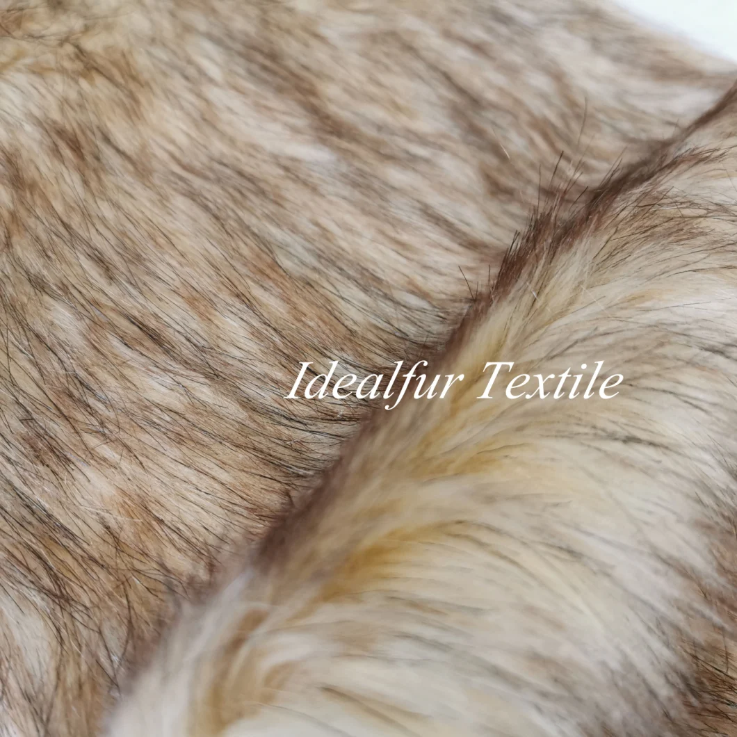 Long Pile Faux Fur Fabric for Garments Faux Raccoon Fur