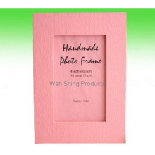 Sweet pink handmade photo frame