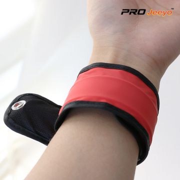 Reflective Adjustable Red Woven Fabrics Slap Band