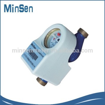Wireless remote reading digital water flow meters