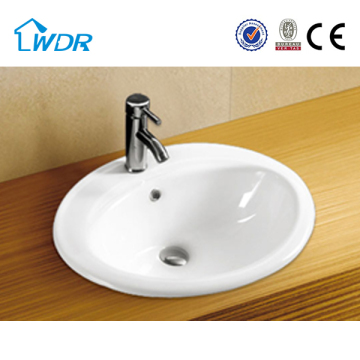 Ceramic bathroom sanitary counter basin