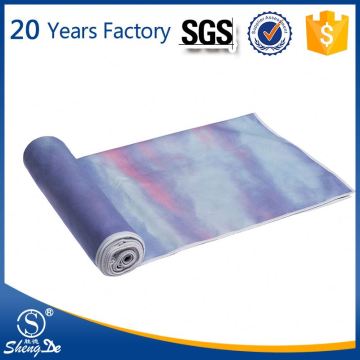 2016 private label microfiber yoga towel non slip private label