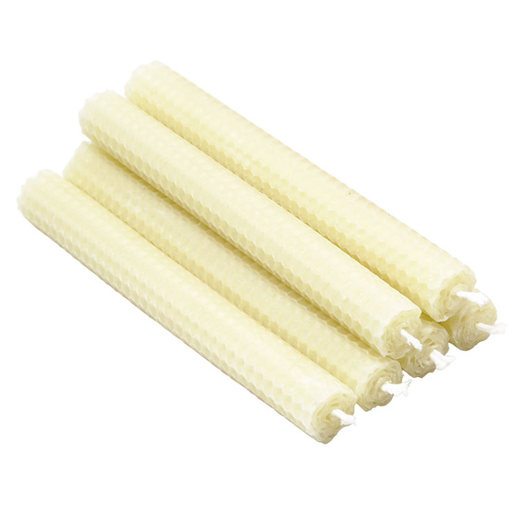 Hot Sale Rolled Honeycomb Beeswax Taper Candles