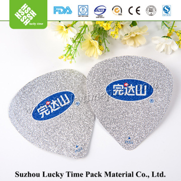 Luckytime yogurt cups foil lids with tab