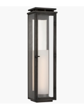 Waterproof Outdoor Lantern Wall Light Garden Wall Sconce Cheshire Tall 3/4 Lantern