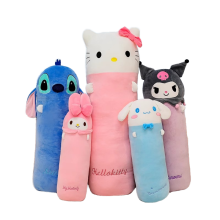 Kuromi Long Embroidered Pillow - Cute Stitch Plush Toy for Girls' Birthday Gift