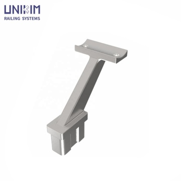 Protective square wall mounted handrail support accessories
