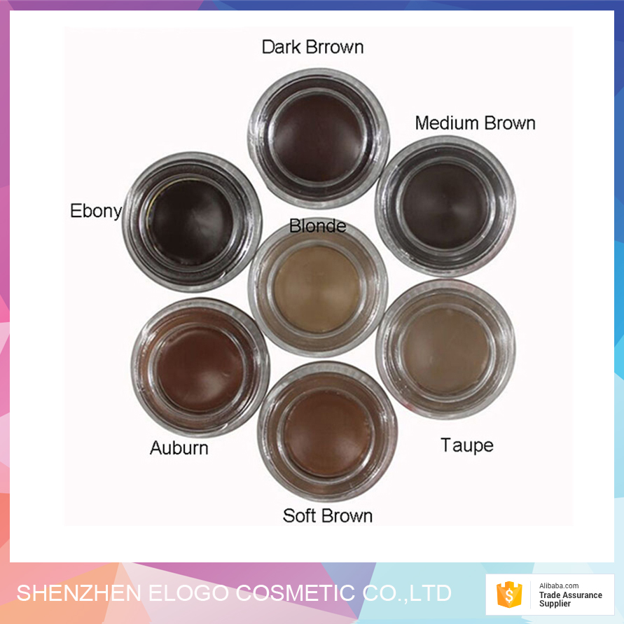 Hot selling cosmetics makeup eyebrow pomade eyebrow gel with private label
