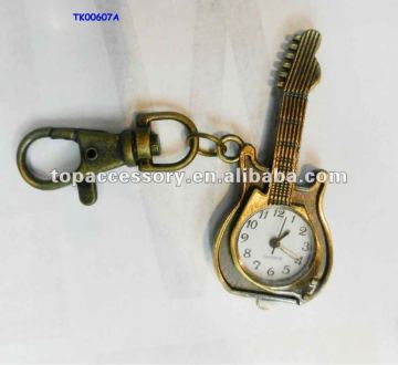 guitar design watch keychain