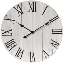 24 Inch Wood Silent Quartz Clock