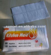 6.5x13inch Paper Napkin(Servillates),1/6 Fold Table Napkin