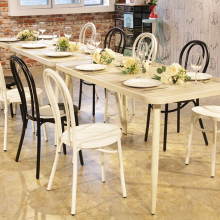 Wrought Iron Restaurant Dining Chairs: High-Quality, Popular Event Furniture for Sale