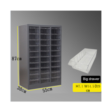 Plastic Electronic Components Store Drawer Cabinet - 30 Drawers