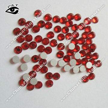 DMC rhinestone flat back crystals ss16 red siam color loose rhinestone