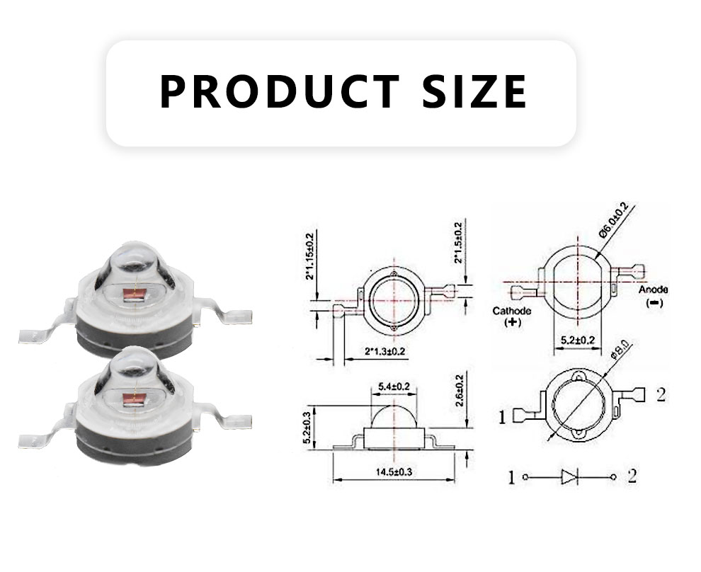 size of red led size of red led