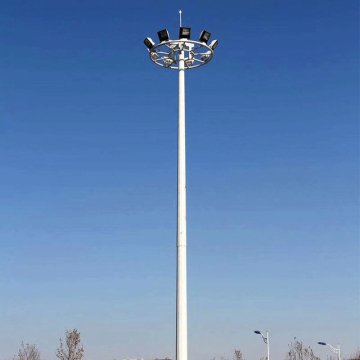 Polygonal Type 25m High Mast Lighting Pole