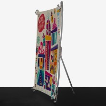 Crystal tabletop handbag display stand