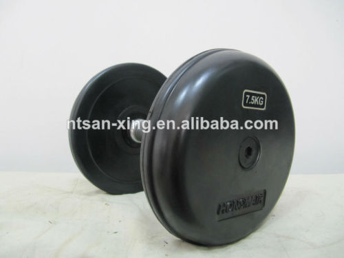 Professional Gym Fixed Rubber Dumbbell