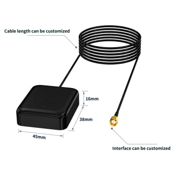 ROHS RG174 Adapter Magnetische helikale GPS -Antenne