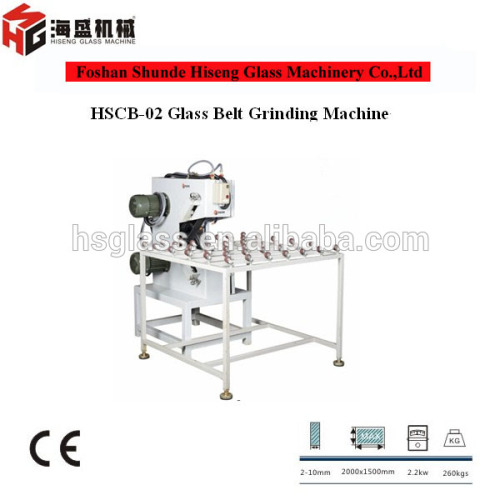 HSCB-02 Small abrasive band grinding machines for Special glass Safety Glass