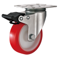 Medium Duty PU TOP Plate Caster Wheels with PP Core