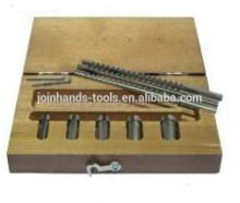 Keyway Broaches Sets with Wooden Box . Model No.90