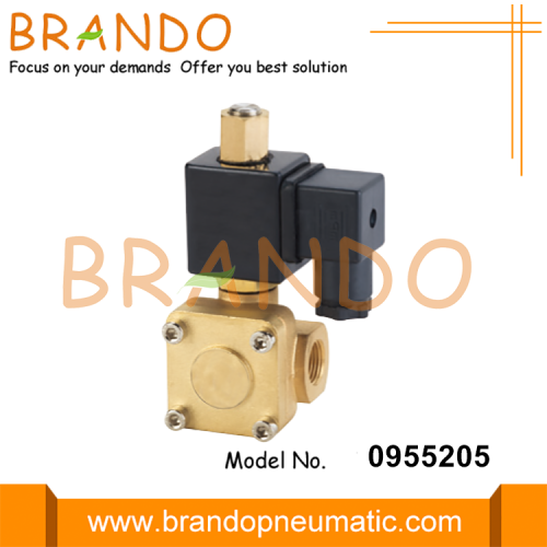 0955205 3/8 &#39;&#39; Normaal open luchtcompressor Solenoïde klep